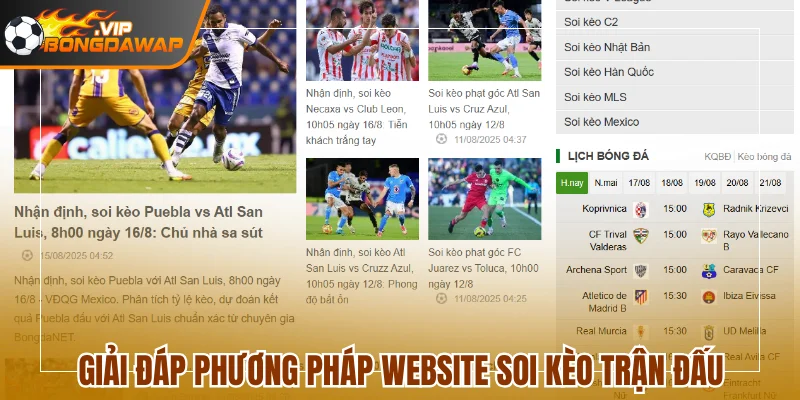 Câu Hỏi Thường Gặp Về BongdaWap Và Giải Đáp Chi Tiết 2 Giải đáp phương pháp website đưa ra các nội dung soi kèo